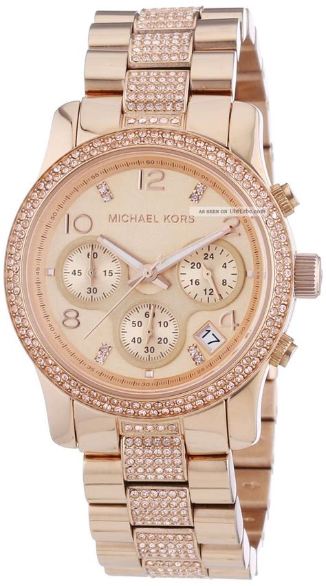 michael kors rose damen uhr|michael kors leather watches.